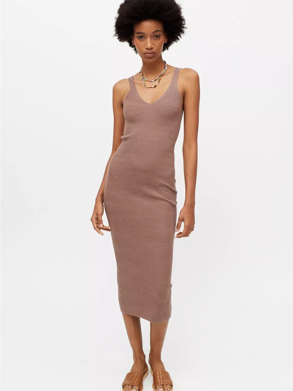 BLACK Dress Forum Ribbed Bodycon Dress